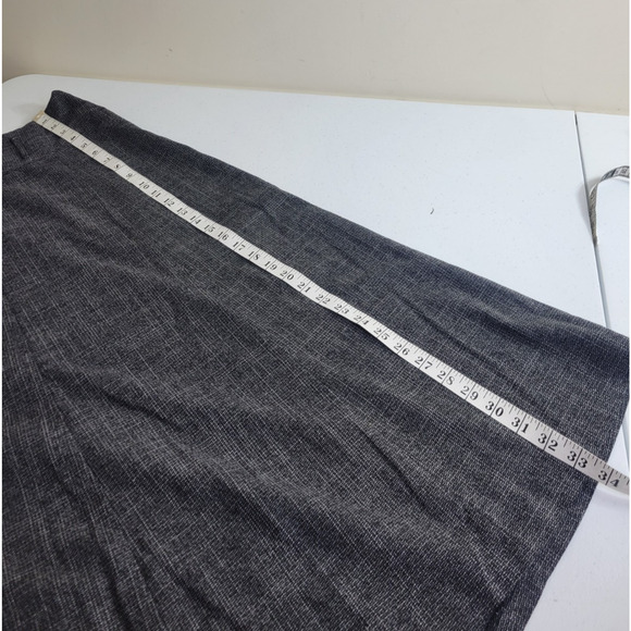 CJ Banks A-Line Skirt Women's Size 22W Gray Unlined Office Work Career Casual - Picture 4 of 8